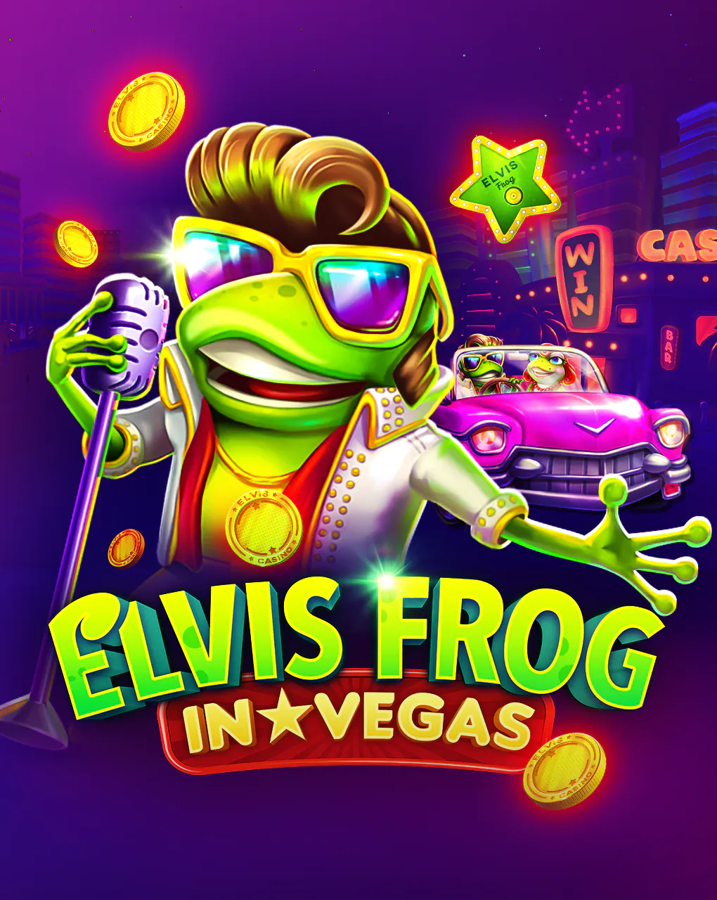 Elvis Frog In Vegas - RICHES138